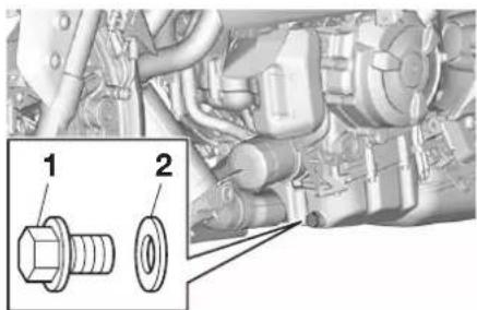 YAMAHA YZFR7 (2022) - Changement de l'huile moteur (avec ou sans remplacement de la cartouche du filtre à huile) - 1