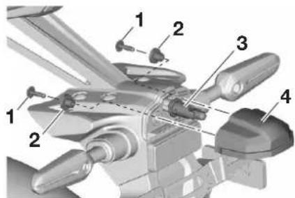 YAMAHA YZFR7 (2022) - Remplacement de l'ampoule de l'éclairage de la plaque d'immatriculation - 1