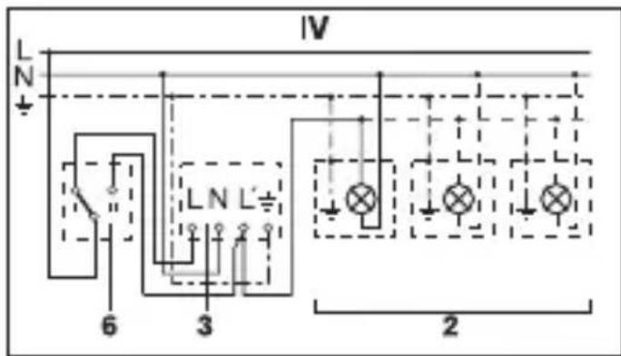 STEINEL IS 2160 ECO - Wiring examples - 4