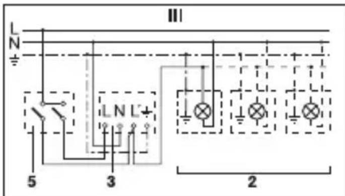 STEINEL IS 2160 ECO - Exemple de connectare - 3