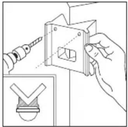 STEINEL IS 2180 ECO - Installation using corner wall mount - 2