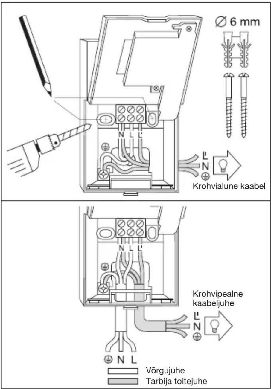 STEINEL IS 2180 ECO - Installatsioon / seinamontaaž - 1