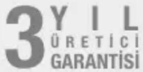 3YIL ÜRETİCİ GARANTİSİ