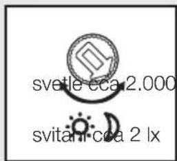 STEINEL L 820 SC - Nastavenie stmievania / svitania (prah citlivosti) (iba S) - 1