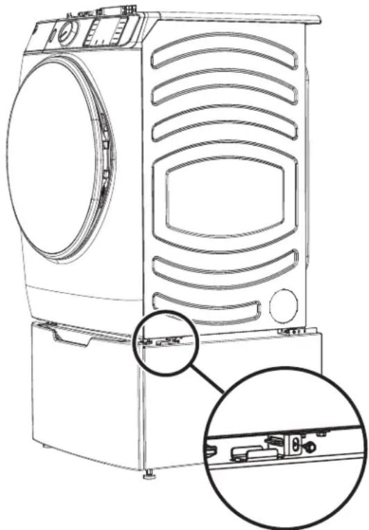 GE GFR0728SNWW - JOINDRE LES SUPPORTS ARRIÈRE - 3