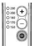 PANASONIC EHHS0E - Drücken Sie den Netzschalter, um das Glätteisen einzuschalten. - 1