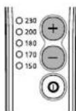 PANASONIC EHHS0E - Indstil en temperatur ved hjælp af kontakterne til temperaturindstilling i forhold til dit hårs karakteristik og tilstand. - 1