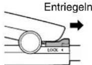 PANASONIC EHHS0E - Lösen Sie die Verriegelung. - 1