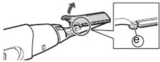 PANASONIC ERRP40 - Remove it in the arrow direction. - 1