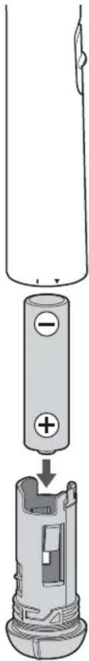 PANASONIC ERRP40 - Installazione della batteria - 1