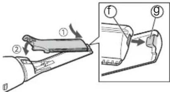 PANASONIC ERRP40 - Montera skärbladet - 1
