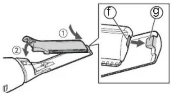 PANASONIC ERRP40 - Montar la cuchilla - 1