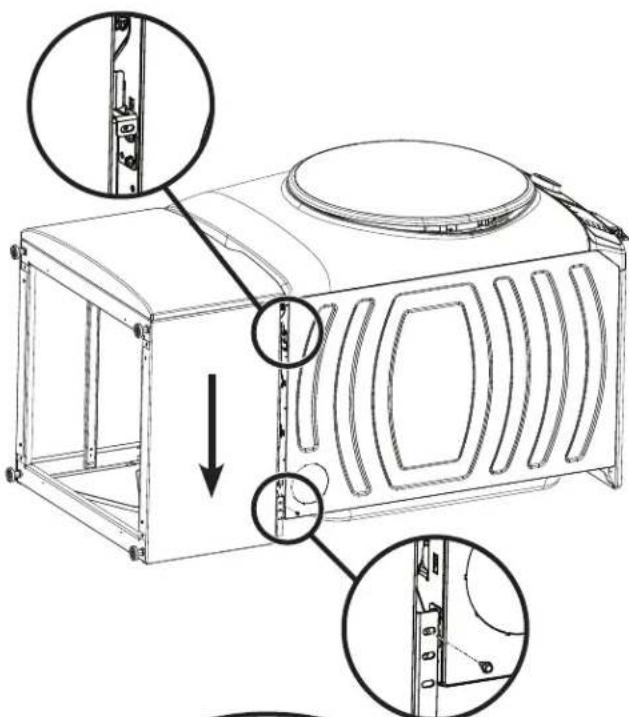GE GFR0728PNRS - JOIN REAR BRACKETS - 1