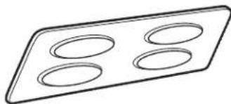 GE GFR0728PNRS - Pedestal/Riser Kit GFP1528/GFR0728 - 2