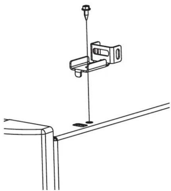 GE GFR0728PNRS - INSTALL FRONT PEDESTAL BRACKETS - 1