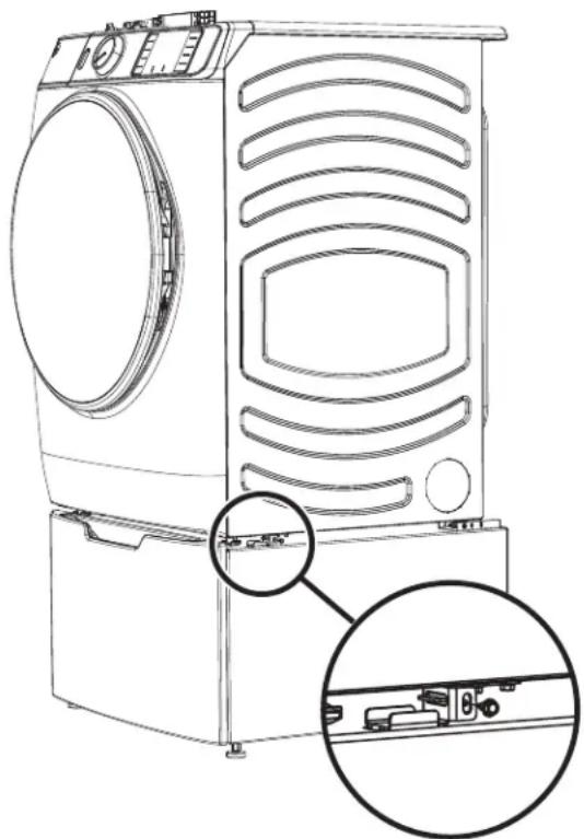 GE GFR0728PNRS - UNA LOS SOPORTES FRONTALES - 1