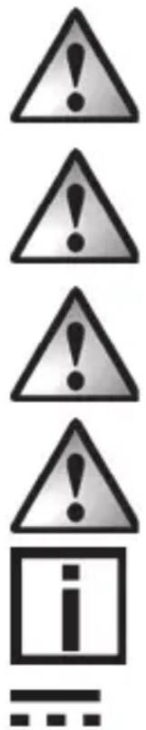 SILVERCREST SBTF 10 F2 - Warnings and symbols used and their meaning - 1