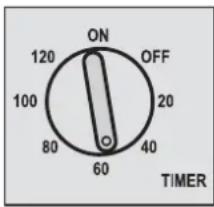SILVERCREST SBV 50 A1 - Impostazione del tempo di funzionamento - 1