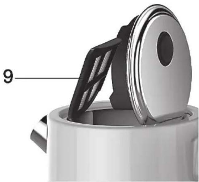 SILVERCREST SWKC 3000 D3 - Čištění filtru vodního kamene (9) - 1