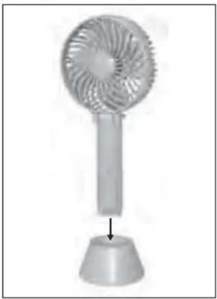 SILVERCREST SVT 3.7 A1 - Setting up the fan - 1