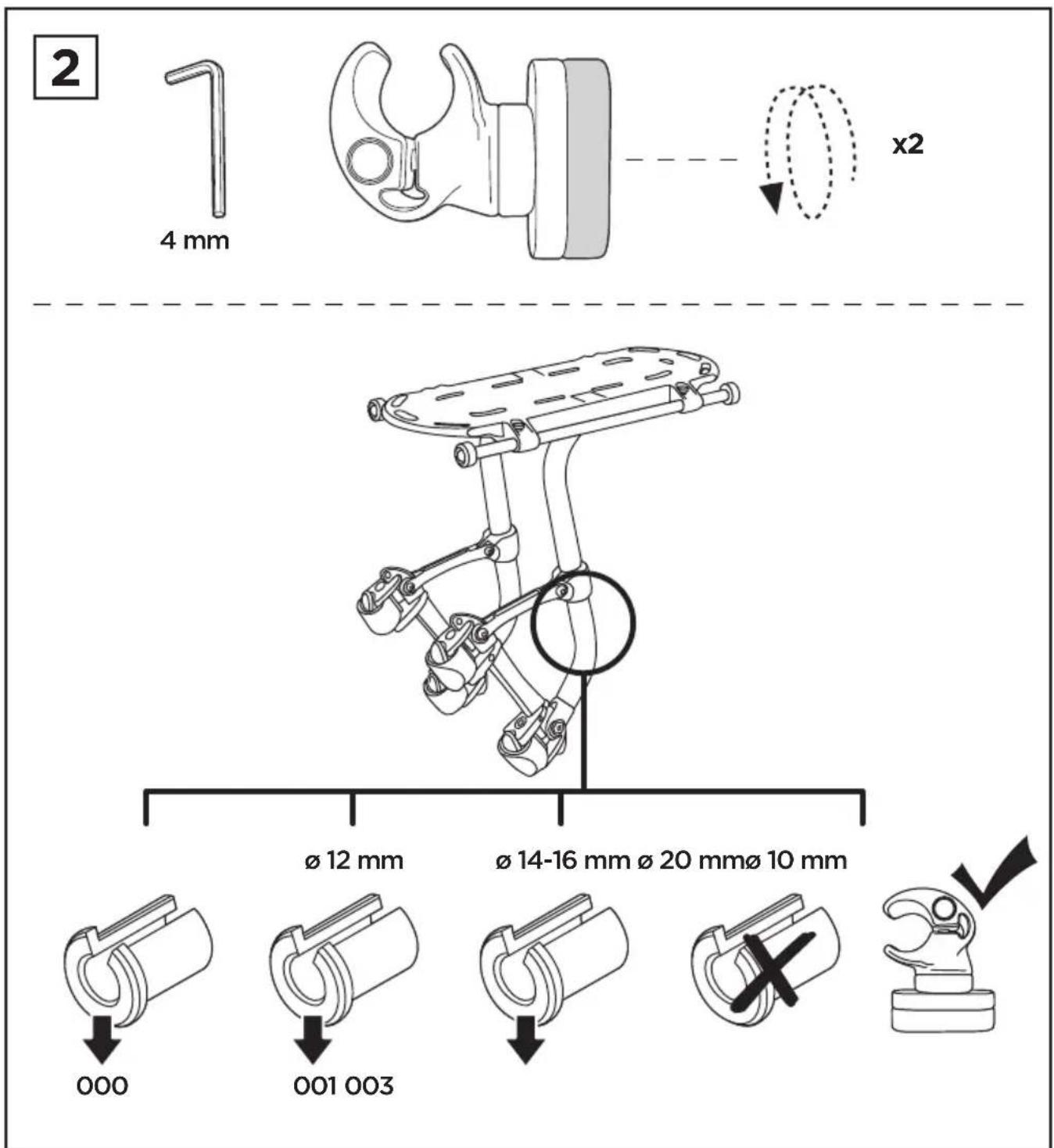 THULE Pack 'n Pedal Large - > Instructions - 8
