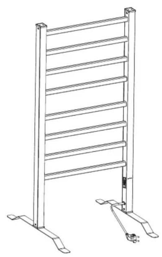 SILVERCREST SHH 150 B2 - Montážni výkres - volné stojici - 2