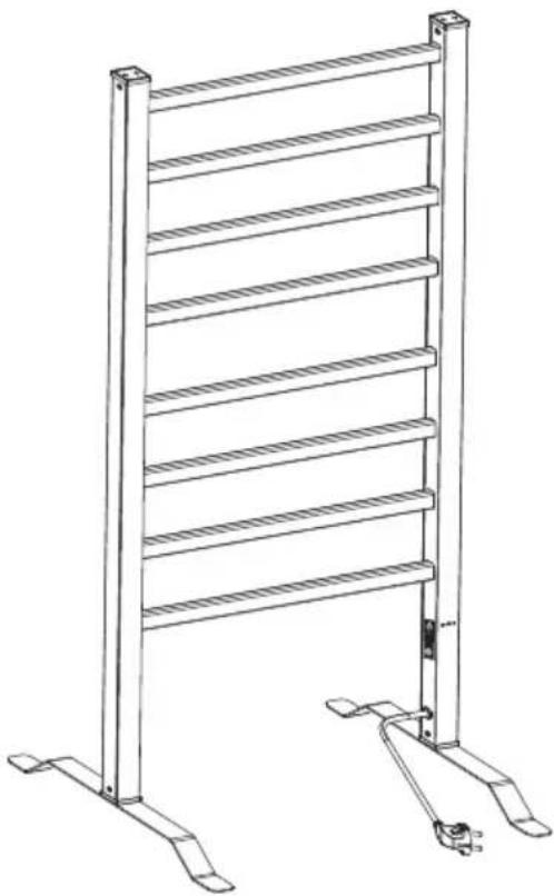 SILVERCREST SHH 150 B2 - Montažna risba - prosto stojće - 2
