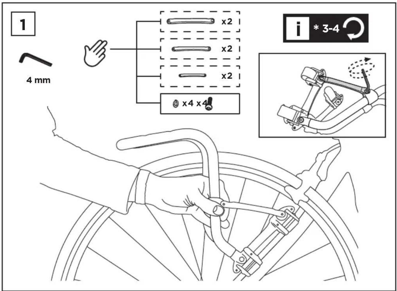 THULE Pack 'n Pedal 100016 - > Instructions - 5