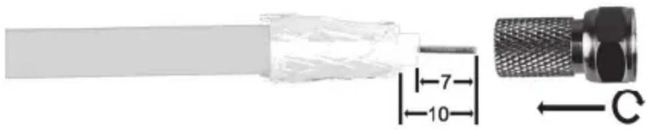 SILVERCREST SLNB 401 A1 - Raccordement des câbles - 1