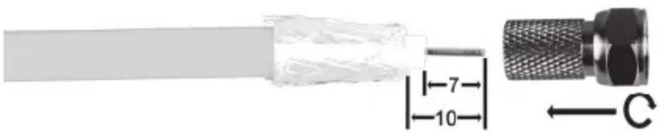 SILVERCREST SLNB 401 A1 - Collegamento dei cavi - 1