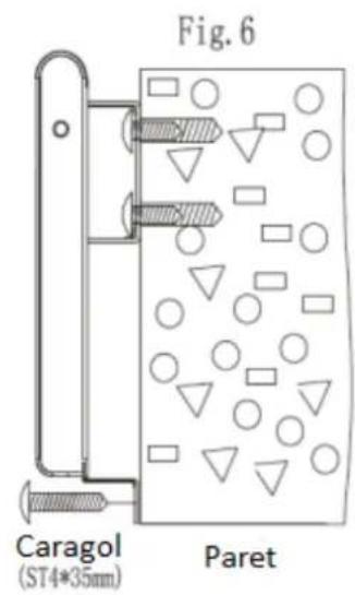 Orbegozo RRE 1010 - MUNTATGE DE PARET - 5