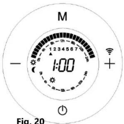 Orbegozo RRE 1010 - PROGRAMAÇAO DO AQUECEDOR: - 5