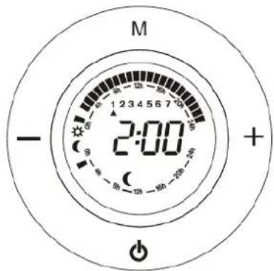 Orbegozo RRE 1010 - PROGRAMAÇAO DO AQUECEDOR: - 7