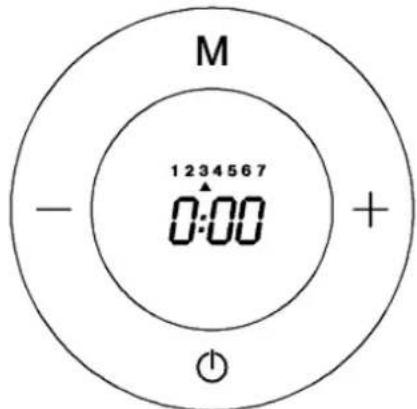 Orbegozo RRE 1010 - Como programar o dia damana e a hora atuais: - 2
