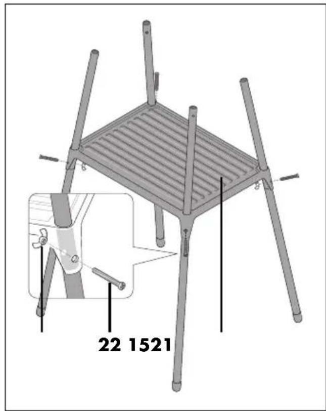 SILVERCREST SEGS 2200 B2 - Assembly as a freestanding device - 3