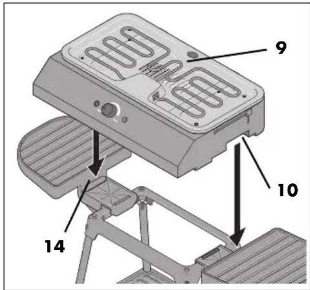SILVERCREST SEGS 2200 B2 - Assembly as a freestanding device - 8