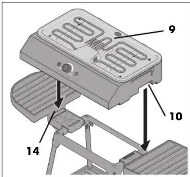 SILVERCREST SEGS 2200 B2 - Montage comme apparéil sur pieds - 8