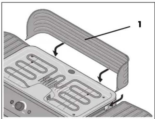 SILVERCREST SEGS 2200 B2 - Opcjonalnie: Zamontowac ostone przyciwiewitrznq - 1