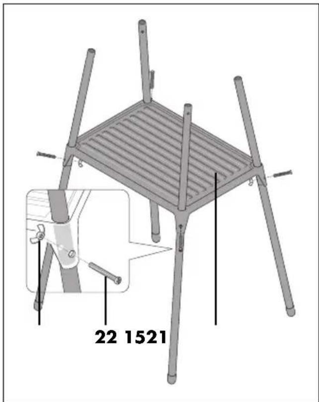 SILVERCREST SEGS 2200 B2 - Montage comme apparéil sur pieds - 3