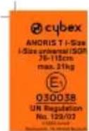 CYBEX Anoris T iSize - 인증 - 1