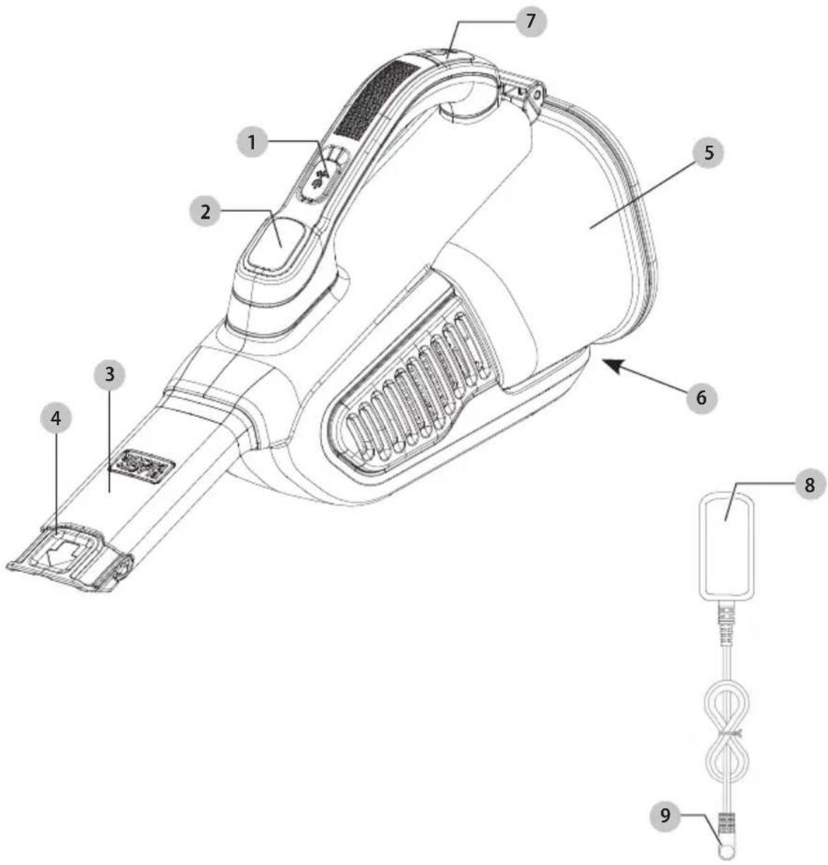 BLACK & DECKER BDWD15 - Cordless Vacuum Aspirateur sans fil Aspiradora inalámbrica - 2