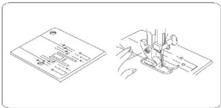 SINGER SM024 - Lignes de guidage de couture - 1