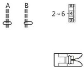 SINGER SM024 - Straight stretch stitch - 1