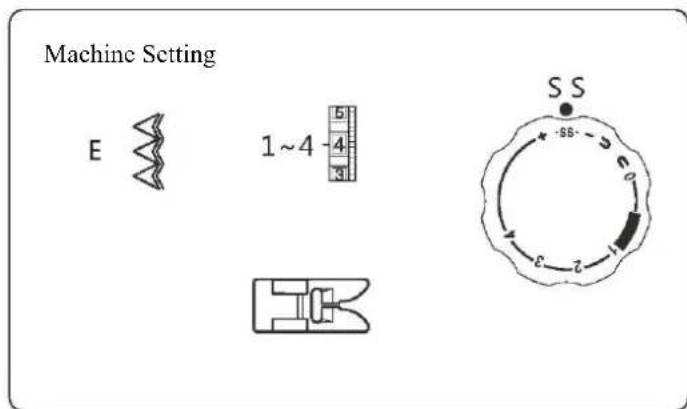SINGER SM024 - Overedge stitch - 1