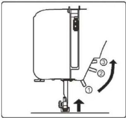 SINGER SM024 - Presser foot lifter - 2