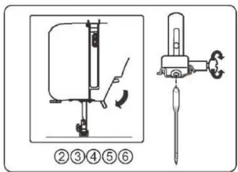 SINGER SM024 - Changing the needle - 3