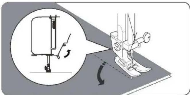 SINGER SM024 - Changing the sewing direction - 1