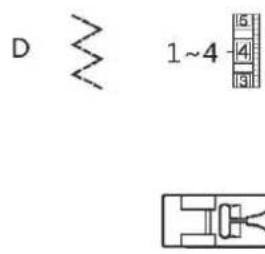 SINGER SM024 - Multi-step zigzag stitch - 1