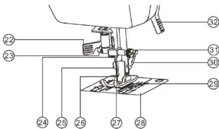 SINGER SM024 - Main parts - 3