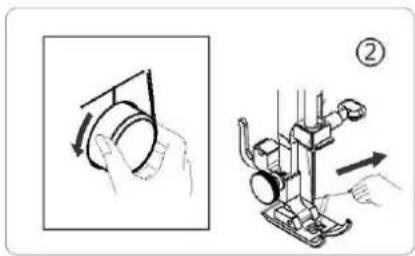 SINGER SM024 - Enfilage de la machine - 6